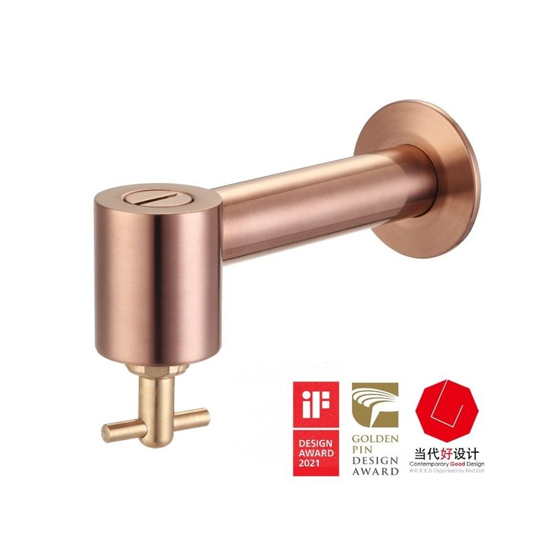 【人水良品衛浴】防疫水栓(玫瑰金)34-082 IF設計獎 台灣製造 - 衛浴用品/浴室收納 - 銅/黃銅 金色