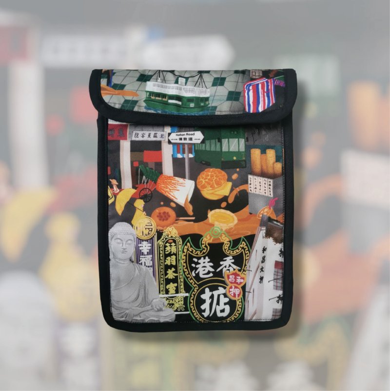 客製化 - iPad袋/文件袋 - 電腦包/筆電包 - 棉．麻 黑色
