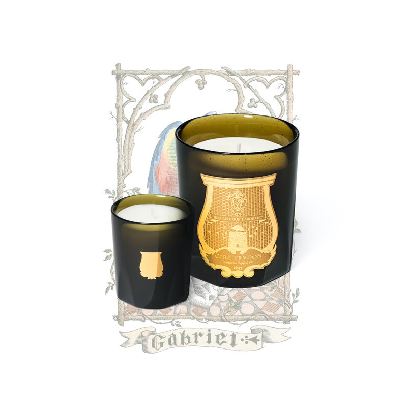 Cire Trudon 羊絨木與栗香香氛蠟燭 - 香氛蠟燭/燭台 - 玻璃 卡其色