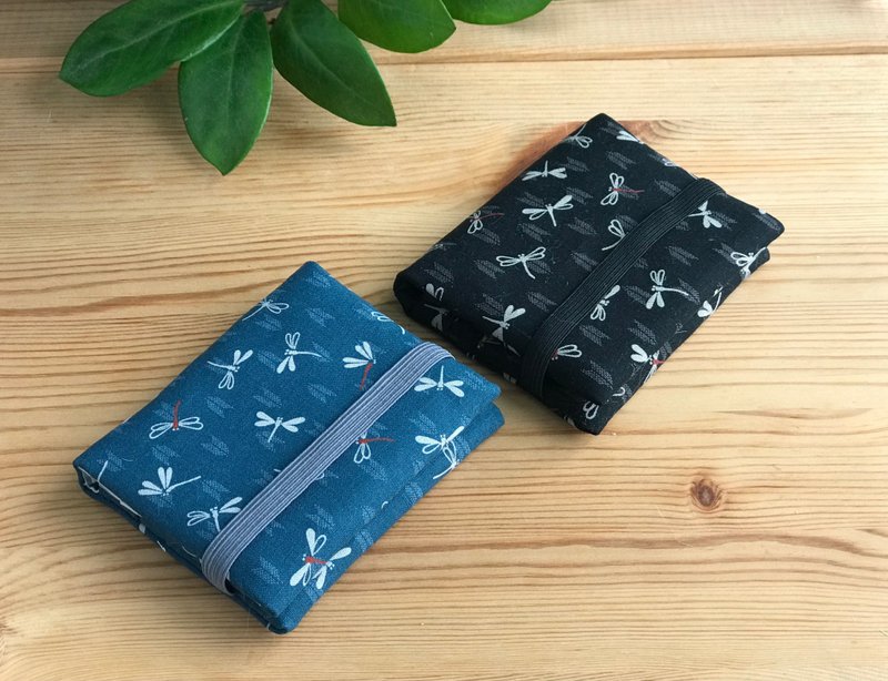 Japanese cotton classic print mini pocket wallet 10 x 8.5 cm unisex simple - กระเป๋าสตางค์ - ผ้าฝ้าย/ผ้าลินิน หลากหลายสี