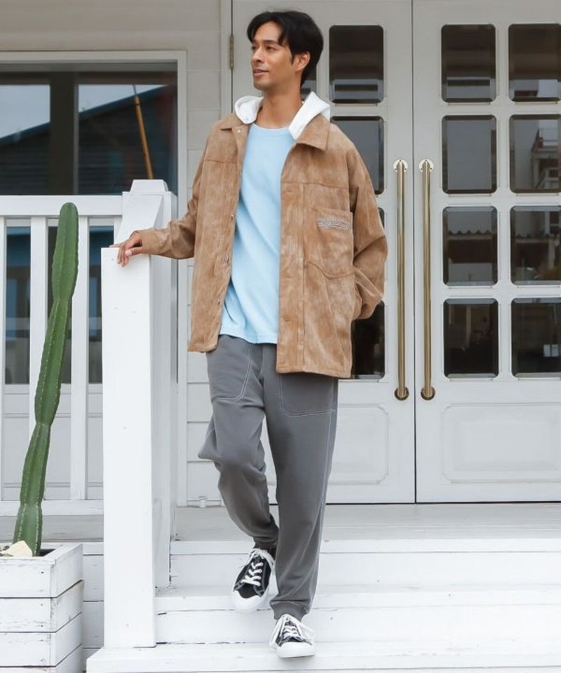 【熱門預購】SP 索亞連帽工裝燈芯絨外套 (3色) 4CG-6108 - 男夾克/外套 - 其他材質 