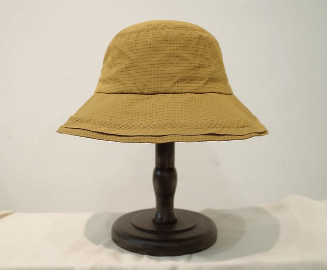 Anti-UV storage bucket hat-brown/camping hat/lightweight/outdoor