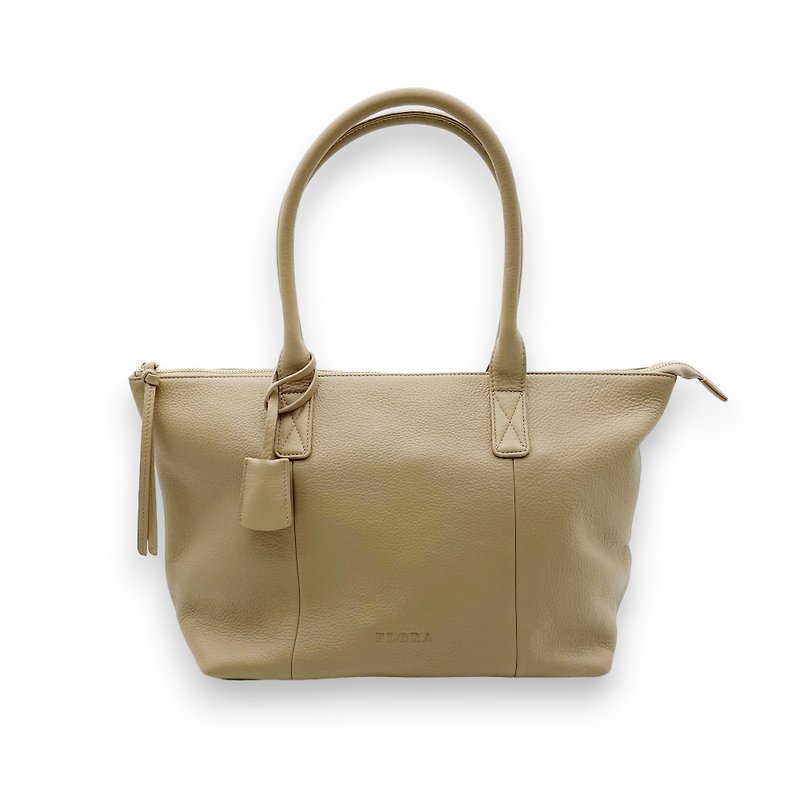 SOFIA PEBBLED GRAIN COWHIDE CASUAL RFID SHOULDER BAG - Handbags & Totes - Genuine Leather 