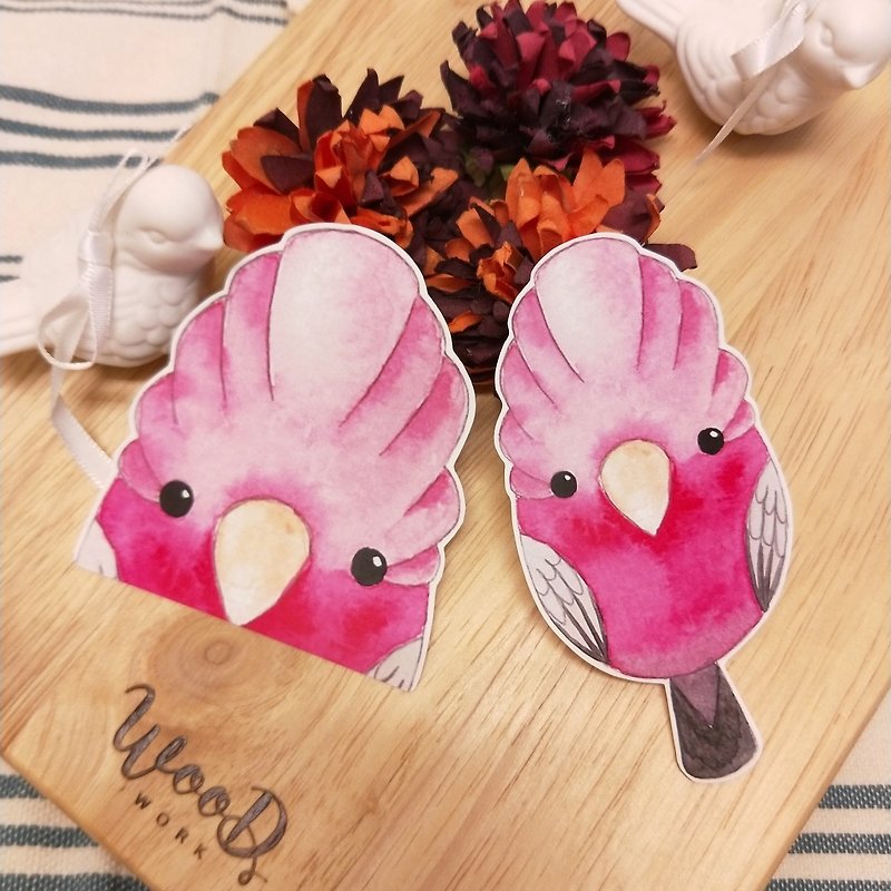 Rolia's Handmade Pink Bataan Parrot Waterproof Sticker - Stickers - Paper Multicolor