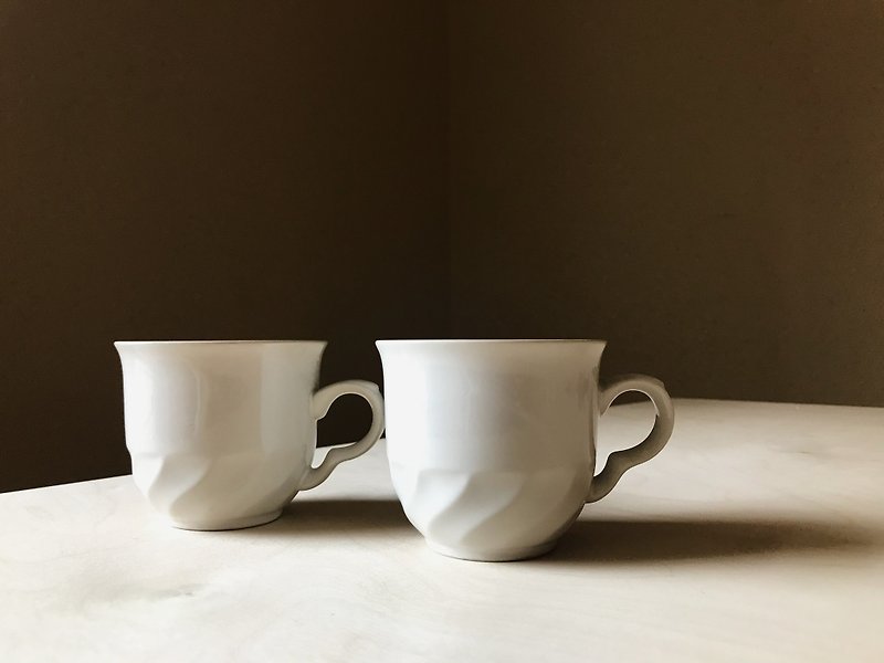 日本製陶瓷咖啡杯 - 杯子 - 陶 白色
