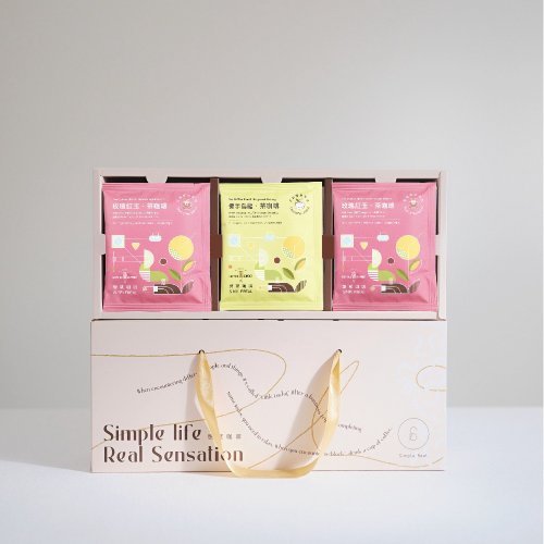 SIMPLEREAL 想望咖啡 茶咖啡 掛耳禮盒 佛手烏龍/玫瑰紅玉 2款風味 20入/30入禮盒