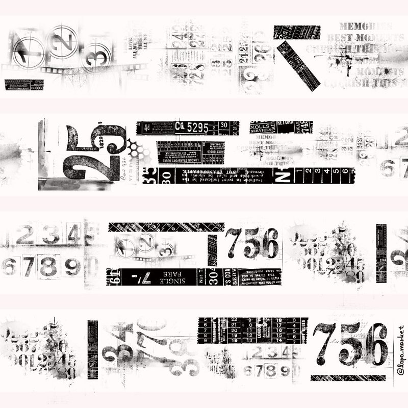 Film Counter Matte PET Masking Tape 2m - 紙膠帶/和紙/PET - 其他材質 