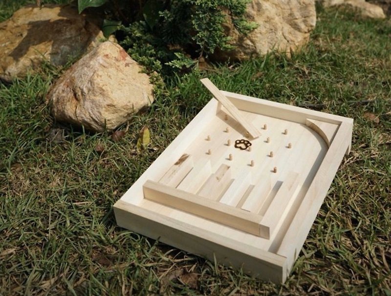 [Xiong Kenzuo Carpentry Workshop] Childlike Pinball Table//Children’s Pinball Table/Material Pack - Wood, Bamboo & Paper - Wood 