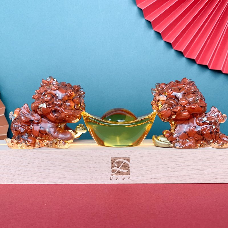 Crystal Big Pixiu [New Year Gift Box] New Year Gift New Year Decoration Gong Xi Fa Cai Red Packet - ของวางตกแต่ง - คริสตัล หลากหลายสี