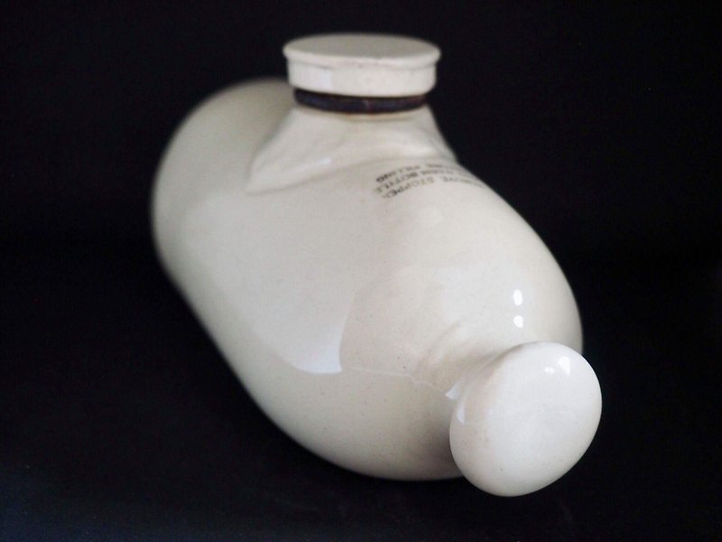 英國百年古董陶瓶熱水保溫瓶 陶瓶收藏家系列 - 花瓶/陶器 - 陶 