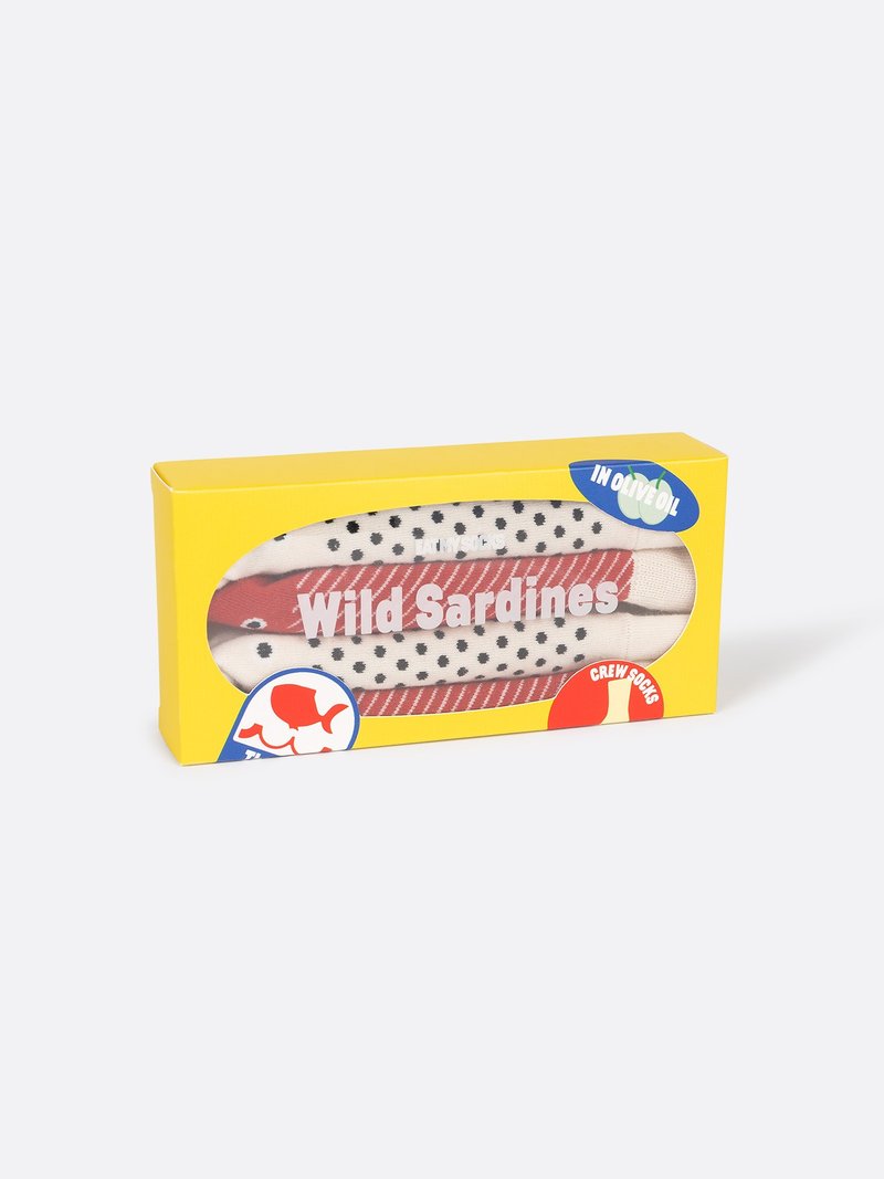 EAT MY SOCKS襪子/日式系列/沙丁魚 - 襪子 - 棉．麻 