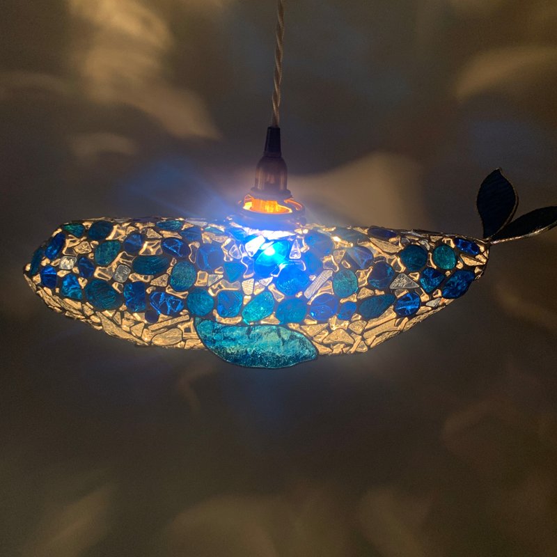 Resale: Jewel Night Big Whale Blue Heaven - Lighting - Glass Blue