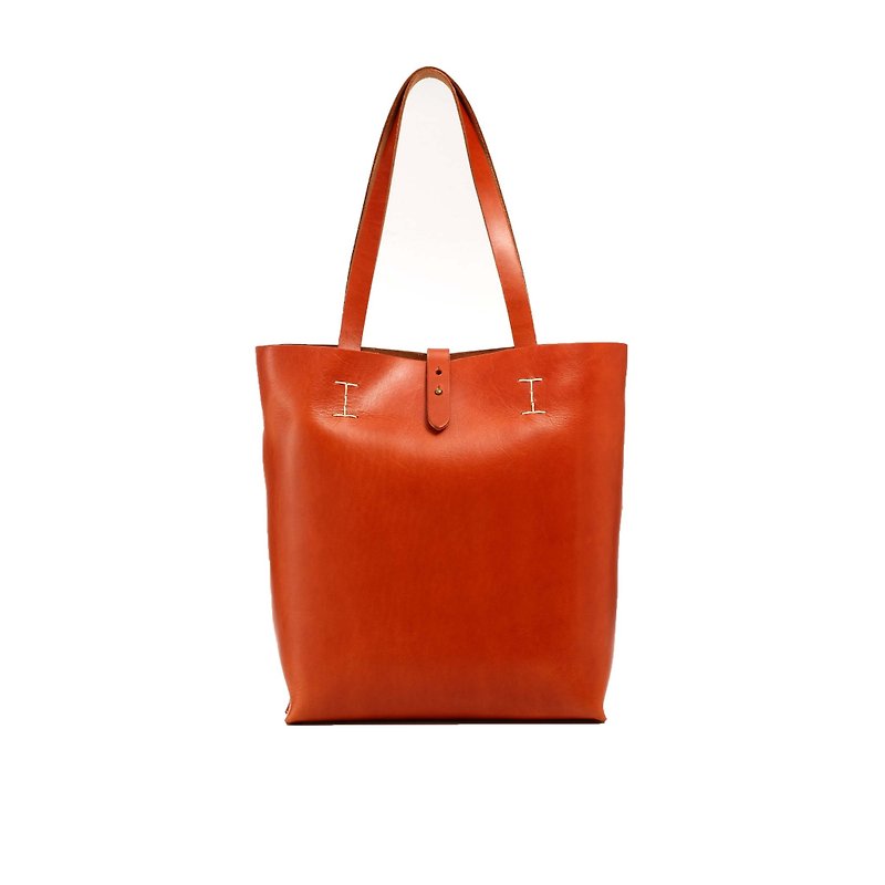Vegetable Tanned - Original Series - Japanese Vegetable Tanned Original Tote Bag - Light Brown - Messenger Bags & Sling Bags - Genuine Leather Brown