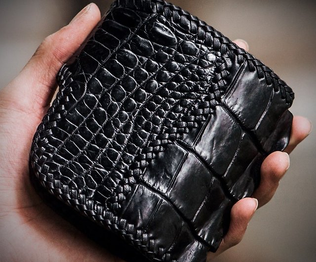 Genuine Crocodile Leather Wallet, Credit Card Holder, Men's Wallet Change  Purse - Shop BOVER Wallets - Pinkoi