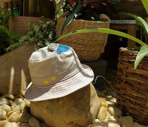SUN=SEN 罐頭金屬裝飾夏日漁夫帽