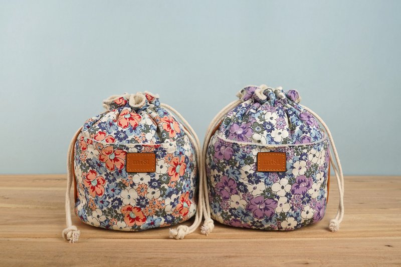 Cotton Printed camera Pouch (L) Spring And Summer series - กระเป๋ากล้อง - ผ้าฝ้าย/ผ้าลินิน หลากหลายสี