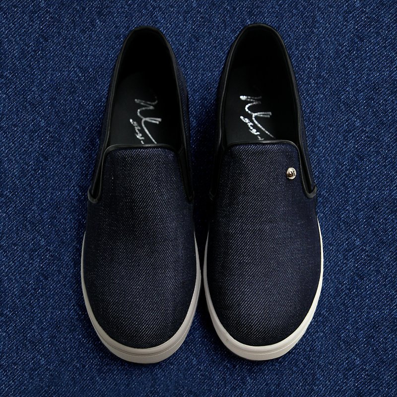 KOJIMA SNKR (Kojima Tannin) Sneaker | WL - Women's Casual Shoes - Genuine Leather Blue