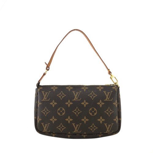 Directly shipped from Japan, used packaging] LOUIS VUITTON Monogram Leather  Pochette Accessory M51980 Handbag cjun35 - Shop solo-vintage Handbags &  Totes - Pinkoi