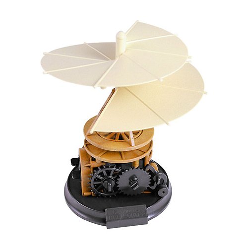 賽先生科學工廠 收藏達文西 - 螺旋直升機 DIY組裝模型