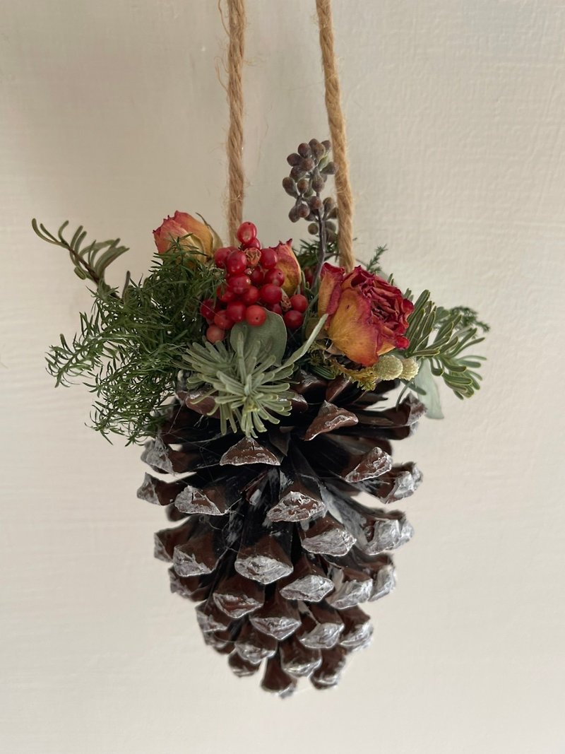 [Pendant] Pendant/Christmas/Pine Cone/Exchange Gift/Flower Gift/Christmas Tree - ตกแต่งต้นไม้ - พืช/ดอกไม้ 