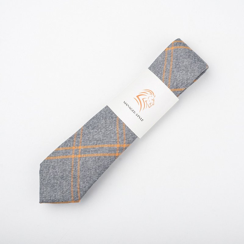 P0520-26 - Ties & Tie Clips - Polyester Gray