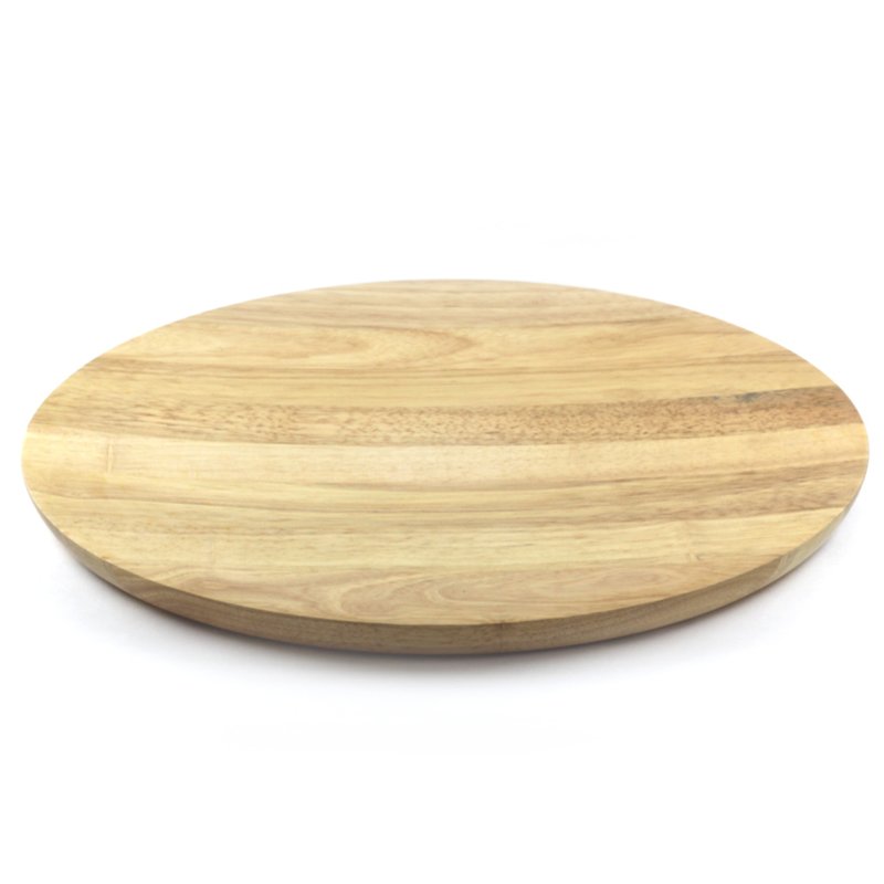 |喬木|木製フラットプレート/ディナープレート/フルーツプレート/木製プレート/ラバーウッド - 茶碗・ボウル - 木製 ブラウン