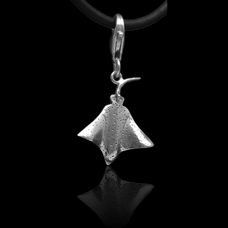 Eagle Ray Silver Charm - 項鍊 - 純銀 