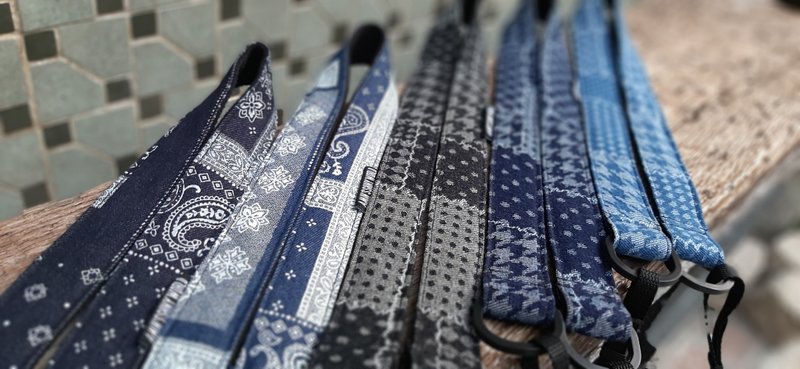 AMIN'S SHINY WORLD  原創手工民族風格相機.小包.手機殼多用背帶 - 相機背帶 - 棉．麻 多色