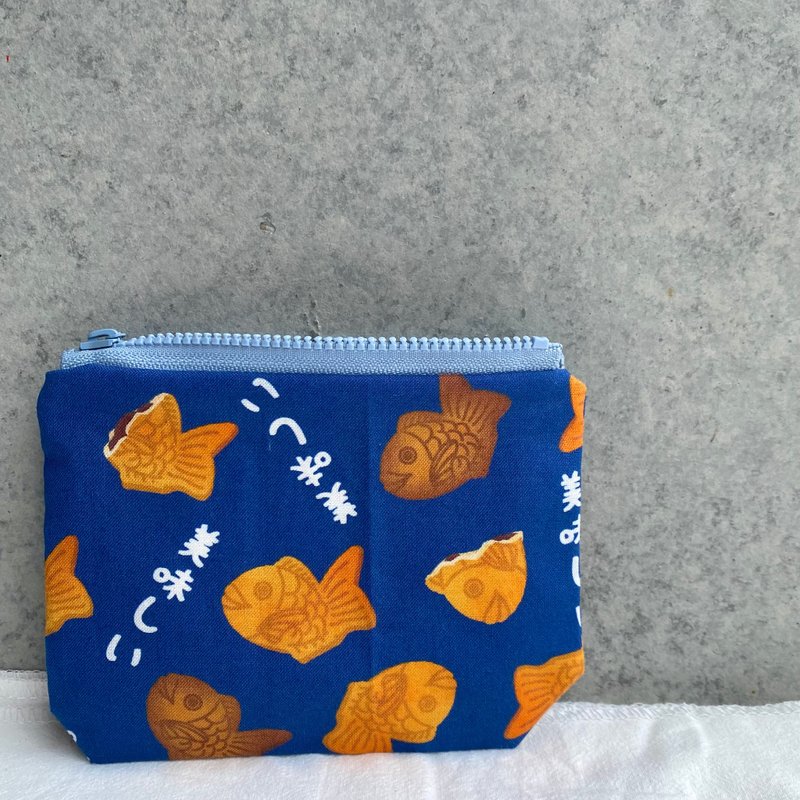 | Taiyaki | Digital calico coin purse storage bag - Coin Purses - Cotton & Hemp 