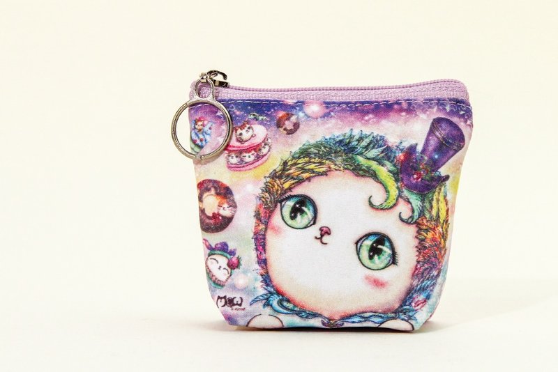 Good meow small purse - sweet cat - กระเป๋าใส่เหรียญ - วัสดุอื่นๆ 