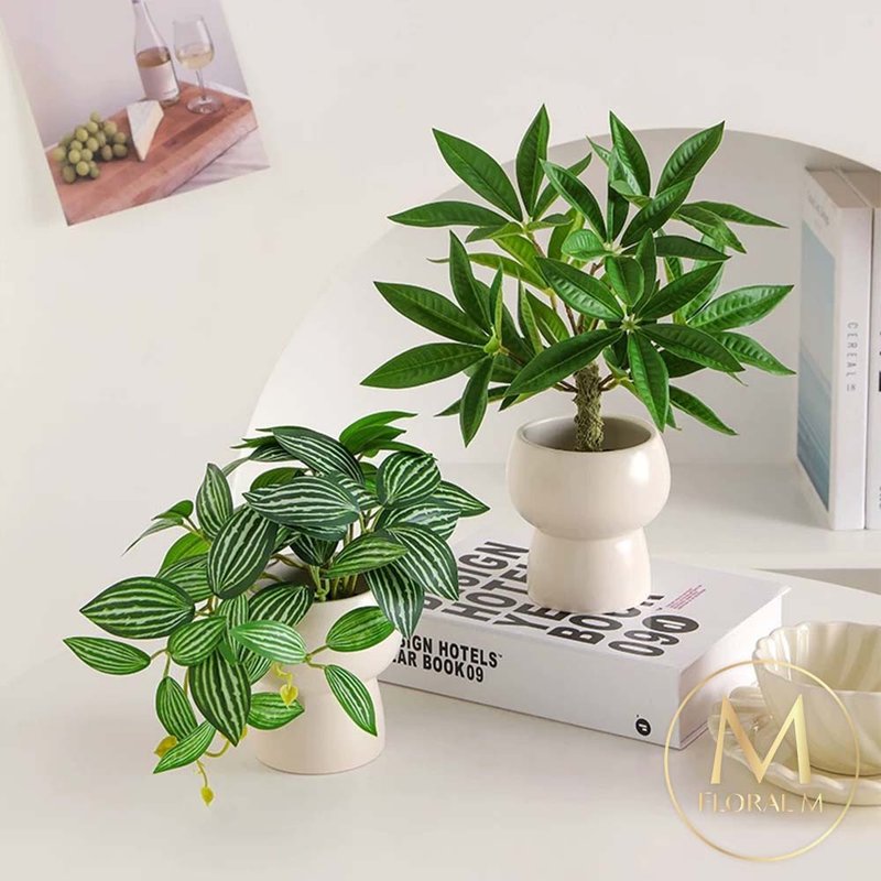 室內清新翡翠小精靈仿真植栽 - 擺飾/家飾品 - 塑膠 綠色