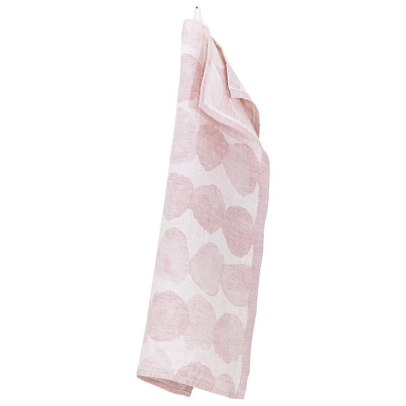 SADE linen towel (rose powder) - Place Mats & Dining Décor - Cotton & Hemp Pink