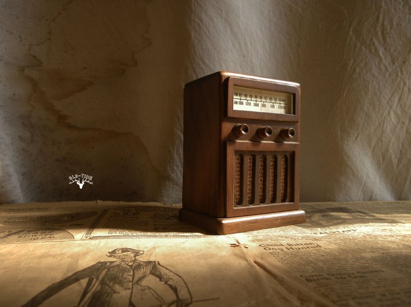 [Old Time OLD-TIME] Early Taiwanese wooden music box - ของวางตกแต่ง - วัสดุอื่นๆ 