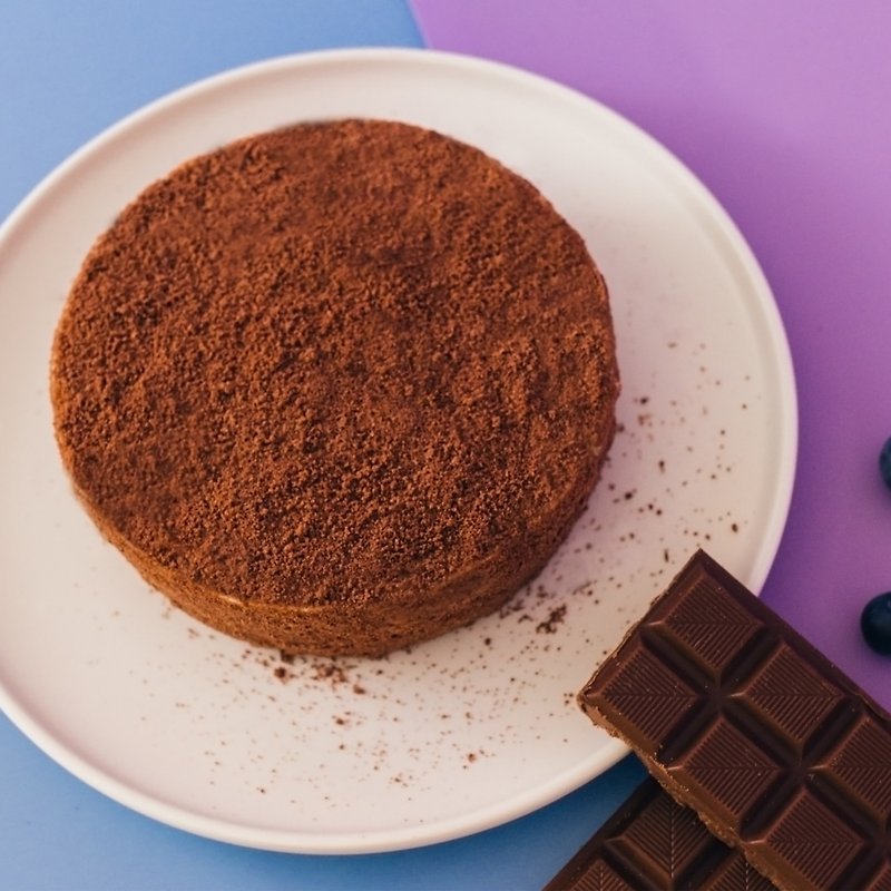 【ギフト券引き換え】スノーフォレスト チョコレート2層チーズケーキ（5インチパッケージ） - ケーキ・デザート - その他の素材 