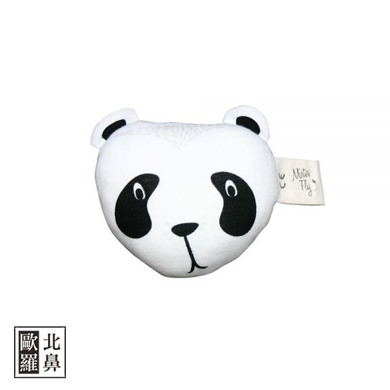Mister Fly Animals Comfort Hand Rattle - Panda - ของเล่นเด็ก - ผ้าฝ้าย/ผ้าลินิน 