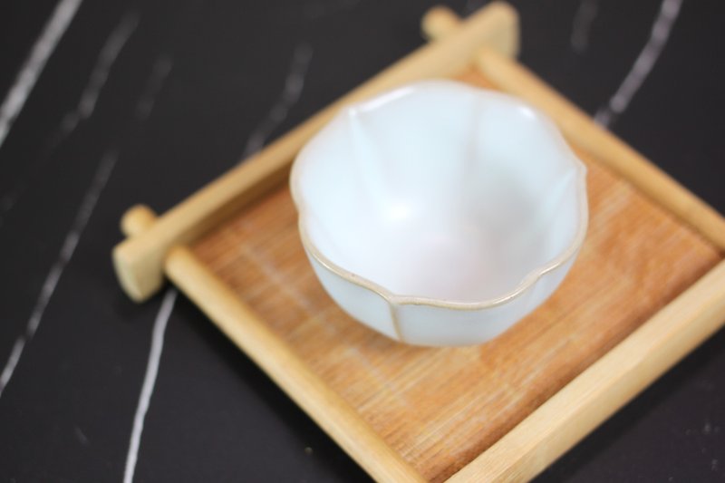 【教師節禮物】水綠 無光釉 幸運茶杯 鶯歌陶藝名家葉敏祥作品 - 茶壺/茶杯/茶具 - 陶 