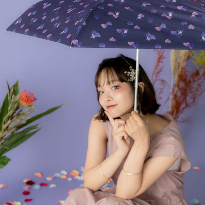 WPC x SANRIO‧Anti UV‧UPF50+‧Japan‧801-SA05 PARASOL - White - Umbrellas & Rain Gear - Waterproof Material Blue