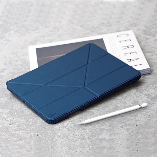 UNIQ iPad 10代 2022 10.9吋 Moven 磁吸帶筆槽透明保護套(2色)