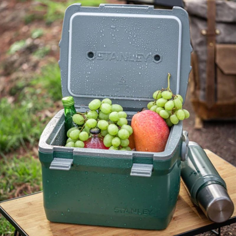 STANLEY 冒險系列 Coolers 戶外冰桶 15.1L/錘紋綠 - 其他 - 其他材質 