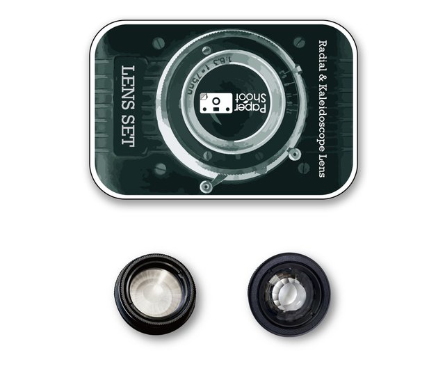 ペーパーシュート　カメラ本体＋エフェクトレンズセット Amazon | ペーパーシュートカメラ | エフェクトレンズ - 広角&マクロ