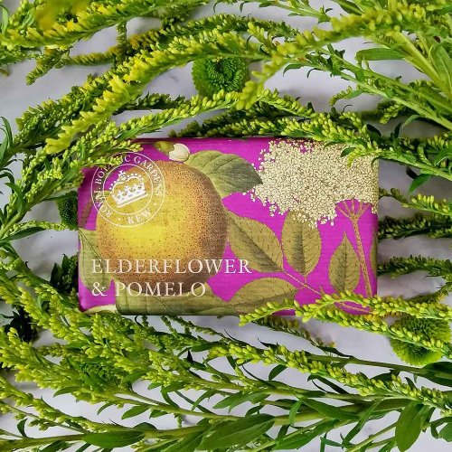 香氛美好人生 【交換禮物】英國ESC 皇家植物園乳木果油手工皂2入組-接骨木花香