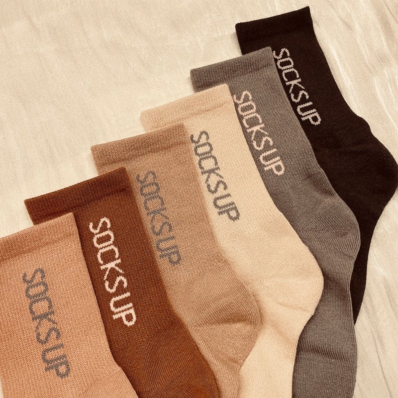 SocksUP Antibacterial Collagen Deodorant Socks | Collection of Opera Six Colors | Patented Air Cushion - ถุงเท้า - ผ้าฝ้าย/ผ้าลินิน 