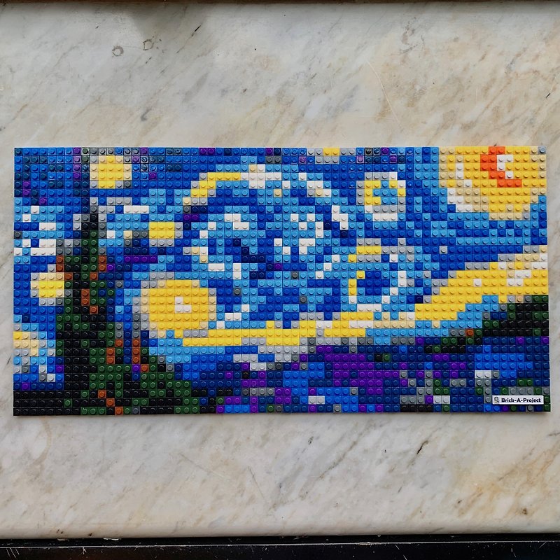 Kid portrait 51cm*26cm Custom-made DIY lego-like brick mosaic - Other - Plastic 