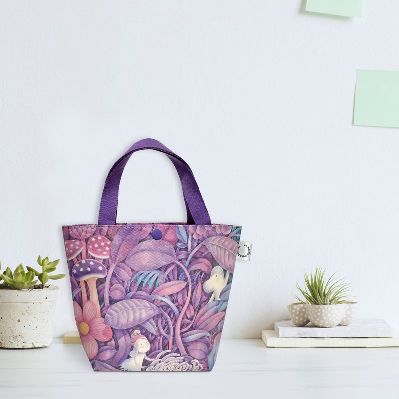 cama Beano & Friends Tote Bag_Hide and Seek - กระเป๋าถือ - วัสดุอื่นๆ สีม่วง