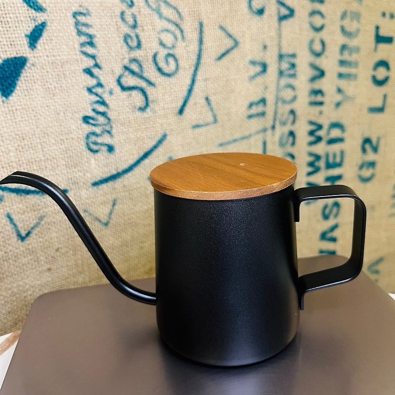 【Arosa阿洛薩】職人推薦  文青 304不鏽鋼  手沖咖啡壺 340ml - 咖啡壺/咖啡器具 - 其他材質 黑色