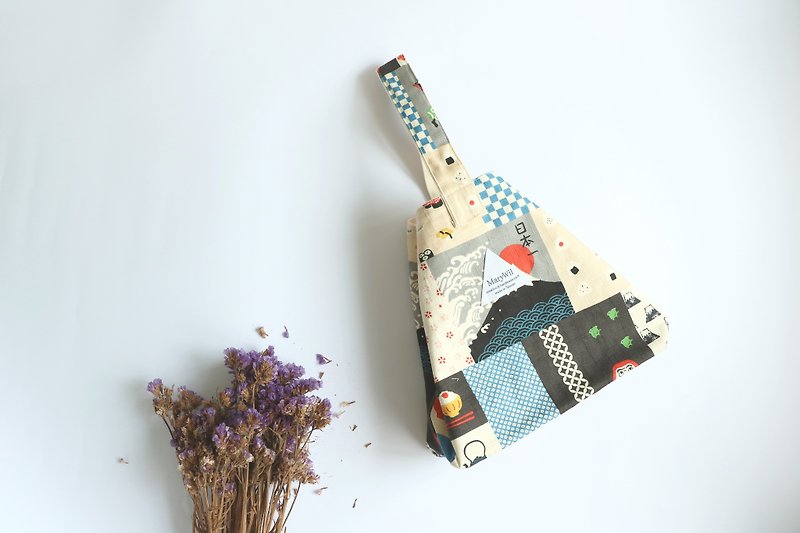 MaryWil Styling Handbag - Japanese Style Wind - Handbags & Totes - Cotton & Hemp Multicolor