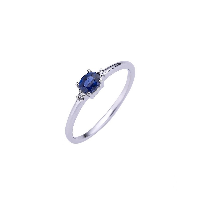 Classic four-prong sapphire ring - General Rings - Precious Metals 
