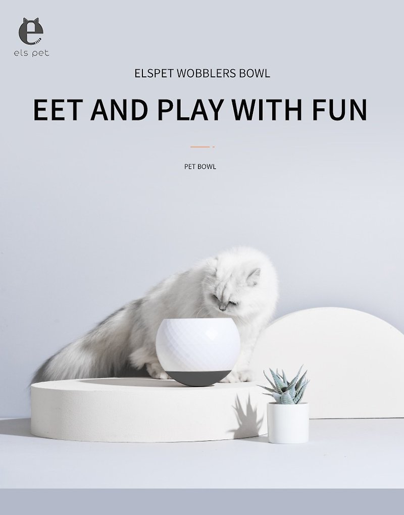 PET SWINGING BOWL - Pet Bowls - Other Materials White