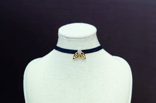 Alette・玥 Jewelry Monde des Insects系列 精緻小蜜蜂 純銀鍍18k金 頸圈