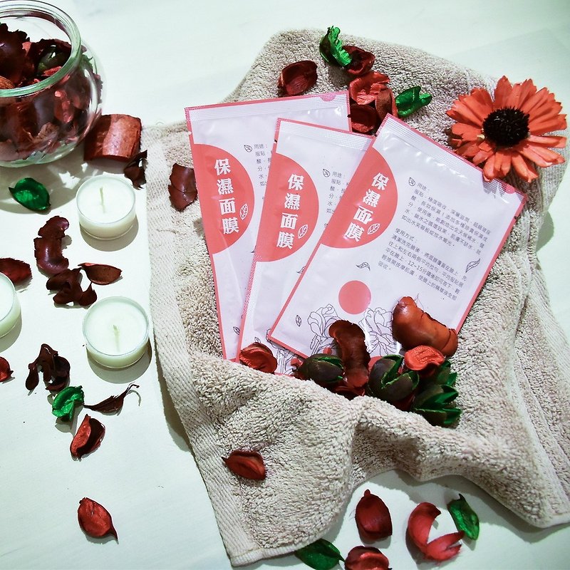 Tiancheng Hotel Group Rose Hydrating Mask (Single Pack) - ผลิตภัณฑ์ทำความสะอาดหน้า - สารสกัดไม้ก๊อก 